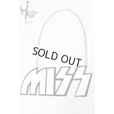 画像2: Sale40%off 【High-Me TOKYO】 "MISS" ビッグロゴネックレス