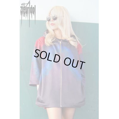 画像1:  Sale50%off  【ZIG UR IDOL】 "SPORTS AGE" グラフィック7分袖パーカー